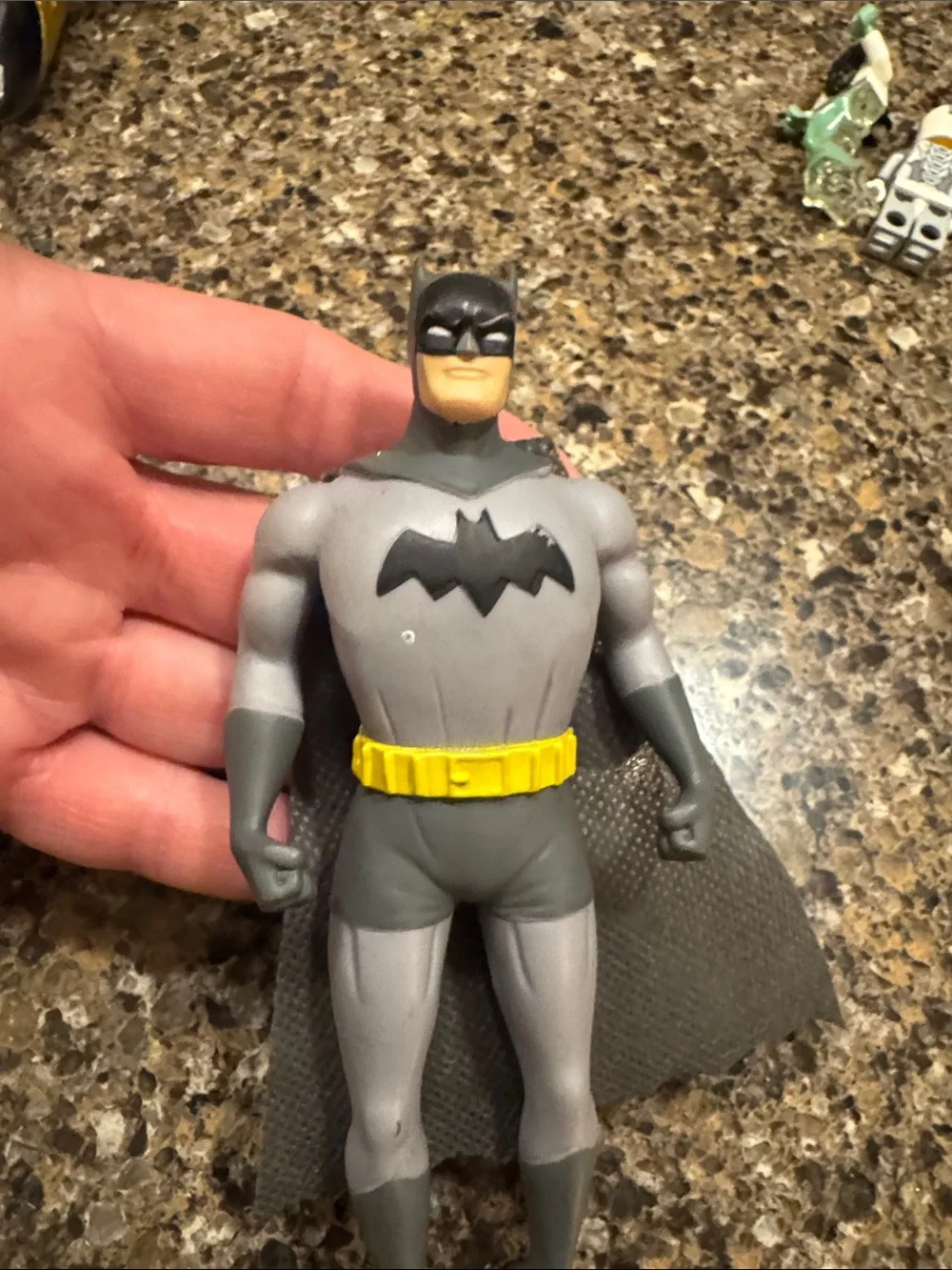 Batman Action Figure - Gray and Yellow - collectible classic from 2013